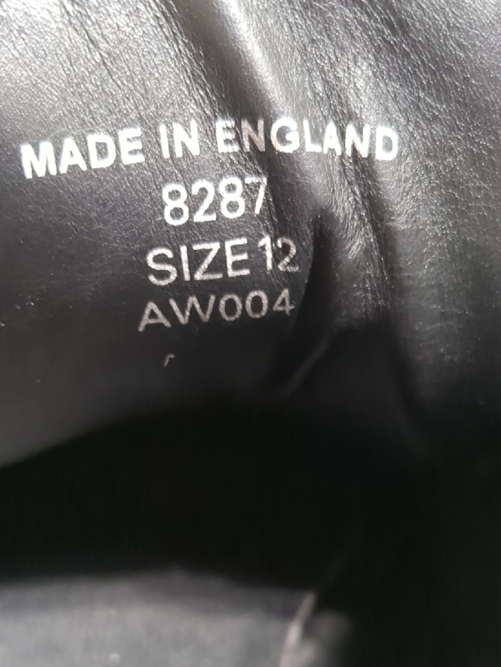 Dr. Martens Black Leather 8287 Men's Boots Made in England Size 12 - Picture 5 of 12